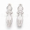 Tarnish Resistant 201 Stainless Steel Pendants STAS-O118-38P-1