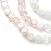 Gradient Color Electroplate Glass Bead Strands X1-GLAA-E042-03E-3