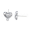 Alloy Stud Earring Findings PALLOY-N150-86P-3