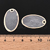 Natural Capiz Shell Pendants SSHEL-T017-24-4