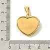 PVD Vacuum Plating 304 Stainless Steel Pendants STAS-L275-07G-02-3