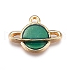 Alloy Enamel Pendants ENAM-O027-05B-4