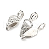 Rack Plating Brass Cage Pendants KK-D050-04P-3