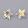 Faceted Glass Charms GLAA-H101-A-17-2