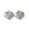 304 Stainless Steel Pendants STAS-I330-022P-1