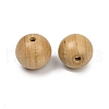Natural Wood Beads WOOD-C019-15mm-01-2