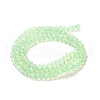 Baking Painted Transparent Glass Beads Strands X-DGLA-A034-J4MM-D02-2