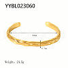 European & American Stylish Stainless Steel Cuff Bracelets for Women BG5428-1-1