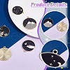   42Pcs 7 Styles Alloy Enamel Pendants ENAM-PH0002-82-4