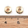 Brass Micro Pave Cubic Zirconia Spacer Beads KK-R216-13KCG-01-3