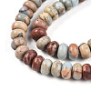 Natural Aqua Terra Jasper Beads Strands G-T140-71A-3