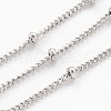304 Stainless Steel Twisted Chains CHS-K003-02P-0.5MM-1
