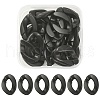20Pcs Opaque Spray Painted Acrylic Linking Rings OACR-YW0001-54-1