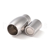 Tarnish Resistant 304 Stainless Steel Magnetic Clasps with Glue-in Ends STAS-K006-21C-2