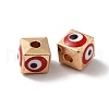 Alloy Enamel Beads ENAM-D049-01KCG-03-1