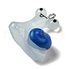 Snail Resin Pendants RESI-E059-09-2