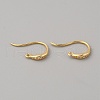 Brass Earring Hooks KK-WH0001-19G-3