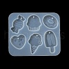 Ice Cream/Cake/Donut Pendant DIY Silicone Mold X1-DIY-K073-09C-4