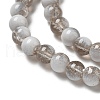 Crackle Glass Beads Strands X1-GLAA-U001-6mm-06-2