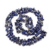 Natural Lapis Lazuli Chip Bead Strands G-M205-14-2
