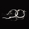 Ring 304 Stainless Steel Hoop Earrings EJEW-D207-01-2