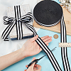 Polyester Striped Ribbons DIY-WH0580-13A-02-3