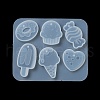 Ice Cream/Cake/Donut Pendant DIY Silicone Mold X1-DIY-K073-09C-5