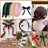   20Yards 4 Colors Single Face Velvet Ribbon SRIB-PH0001-46C-6