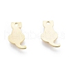 Brass Charms KK-C006-13G-2