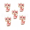 Alloy Enamel Pendants ENAM-M046-10G-M-4