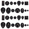 HOBBIESAY 28Pcs 14 Styles Natural & Synthetic Mixed Gemstone Cabochons G-HY0001-59-1