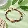 Adjustable Lanmpword Evil Eye Braided Bead Bracelet BJEW-JB11059-03-2