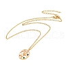 Colorful Cubic Zirconia Constellation Pendant Necklace NJEW-H166-01L-1