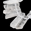 Natural Quartz Crystal Beads Strands G-S386-D01-4