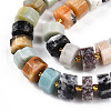Natural Flower Amazonite Beads Strands G-T140-33-3