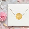 Self Adhesive Gold Foil Embossed Stickers DIY-WH0575-053-5