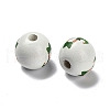 St. Patrick's Day Series Printed Schima Wood European Beads WOOD-V002-01D-2