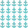 SUNNYCLUE 5 Strands Synthetic Turquoise Beads Strands G-SC0002-93-1