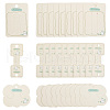  150Pcs 3 Styles Paper Hair Clip Display Cards CDIS-NB0001-37-1