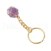 Natural Gemstone Keychain KEYC-JKC01146-5