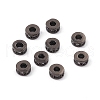 Brass Micro Pave Cubic Zirconia Beads ZIRC-F009-31B-3