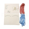 Paper Wedding Vows Card AJEW-WH0258-902B-2