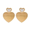 304 Stainless Steel Stud Earrings for Women EJEW-F352-02G-2