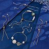Brass Slider Bracelets Making MAK-UN0001-01-2
