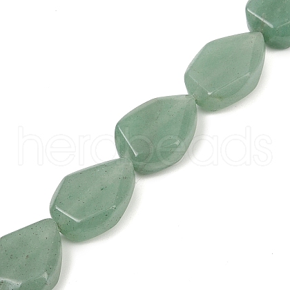 Natural Green Aventurine Beads Strands G-U018-K01-01-1