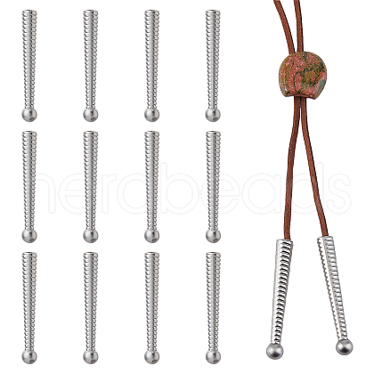 SUPERFINDINGS 20Pcs Alloy Cord Ends FIND-FH0010-16-1