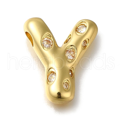 Brass with Cubic Zirconia Pendant KK-Q818-03Y-G-1