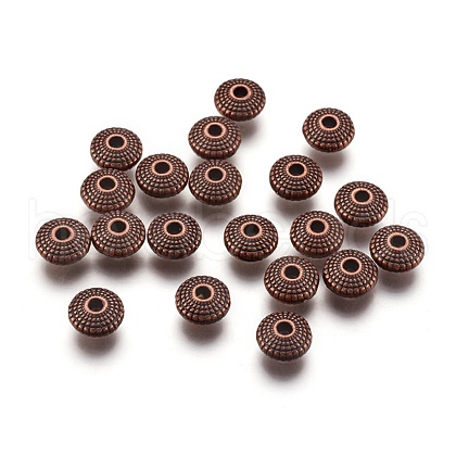 Tibetan Style Alloy Spacer Beads X-RLF0391Y-1