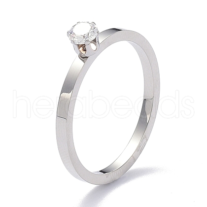 Mother's Day Rings 304 Stainless Steel Finger Rings RJEW-J071-13-P-1
