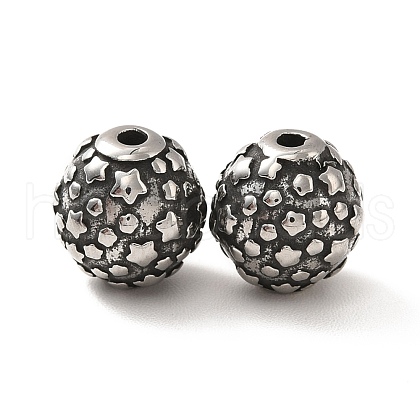 316 Surgical Stainless Steel Beads STAS-A060-18AS-1